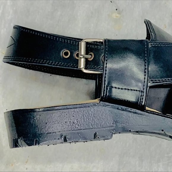 Traditional Black Peshawari Chappal, Handcrafted Leather Chappal, Black Sandals main image 11